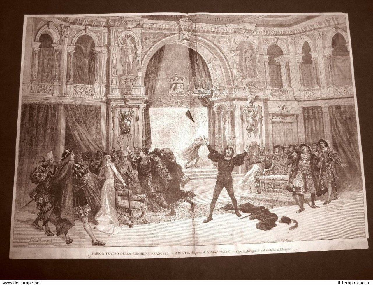 Parigi nel 1886 Teatro della commedia francese Amleto Opera di …
