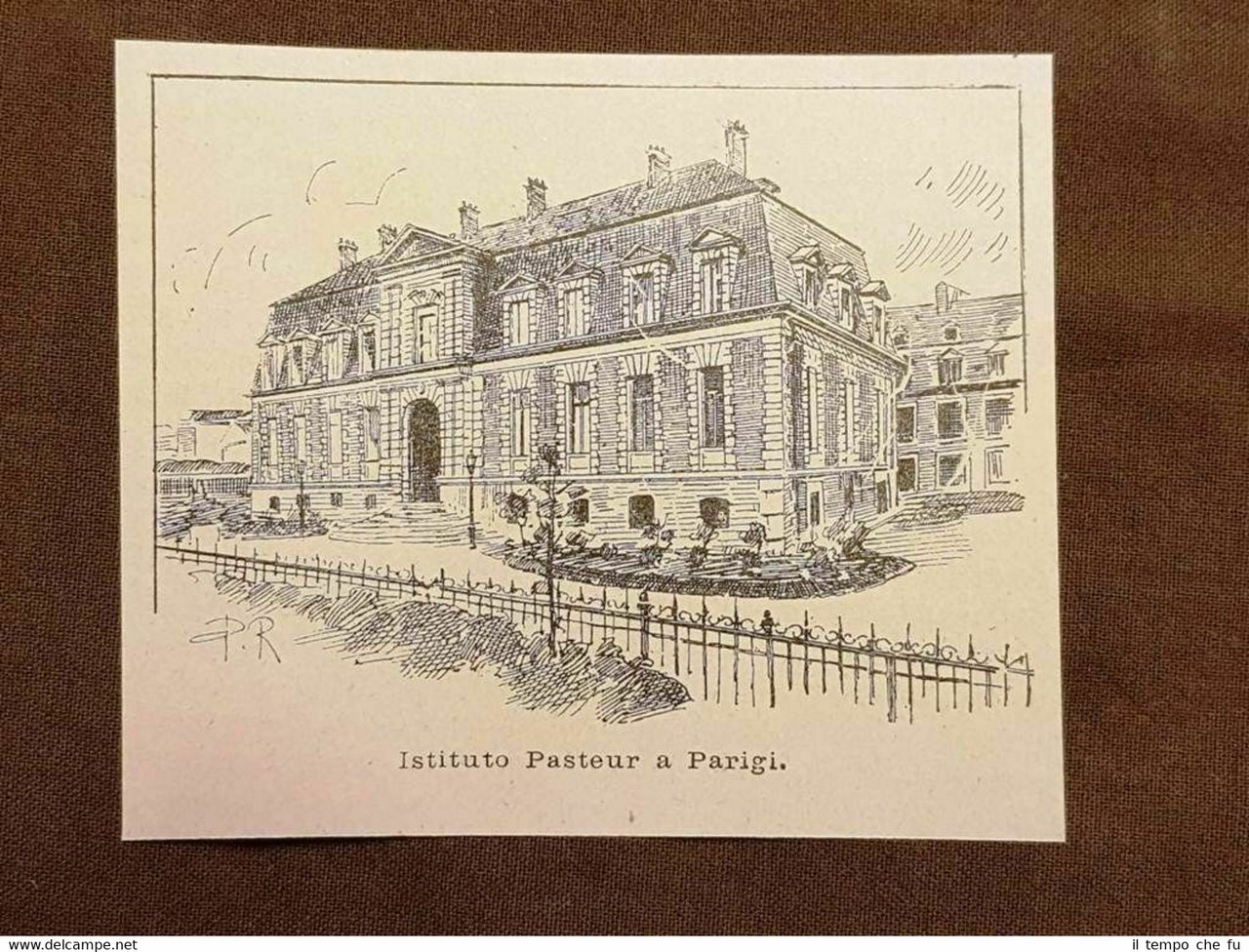 Parigi nel 1896 L'Istituto Pasteur Francia