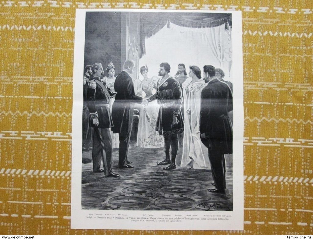 Parigi nel 1897: Ripresa dell'Otello di Verdi all'Opera. Faure riceve …