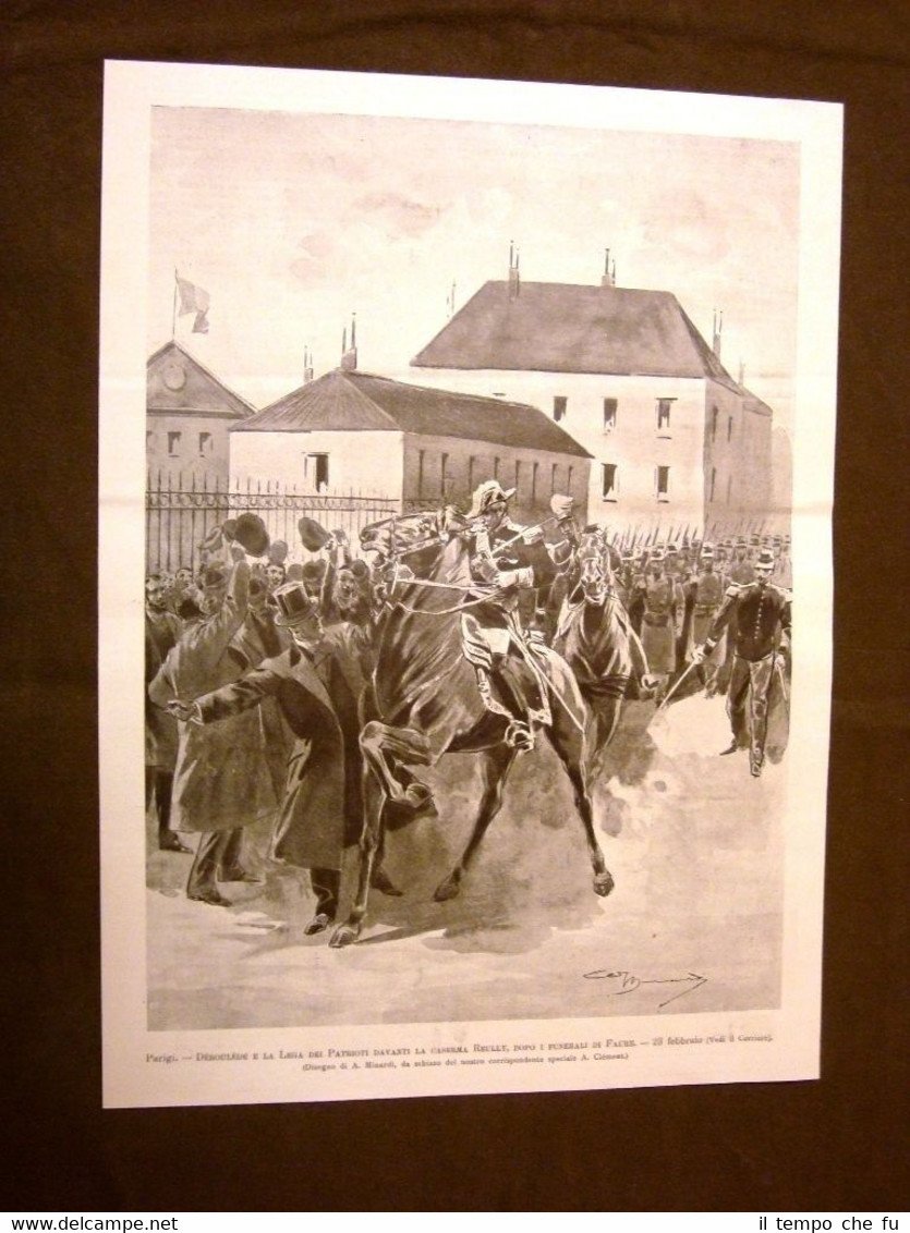 Parigi nel 1899 Déroulède Lega Patrioti Reully Faure + Kuang …
