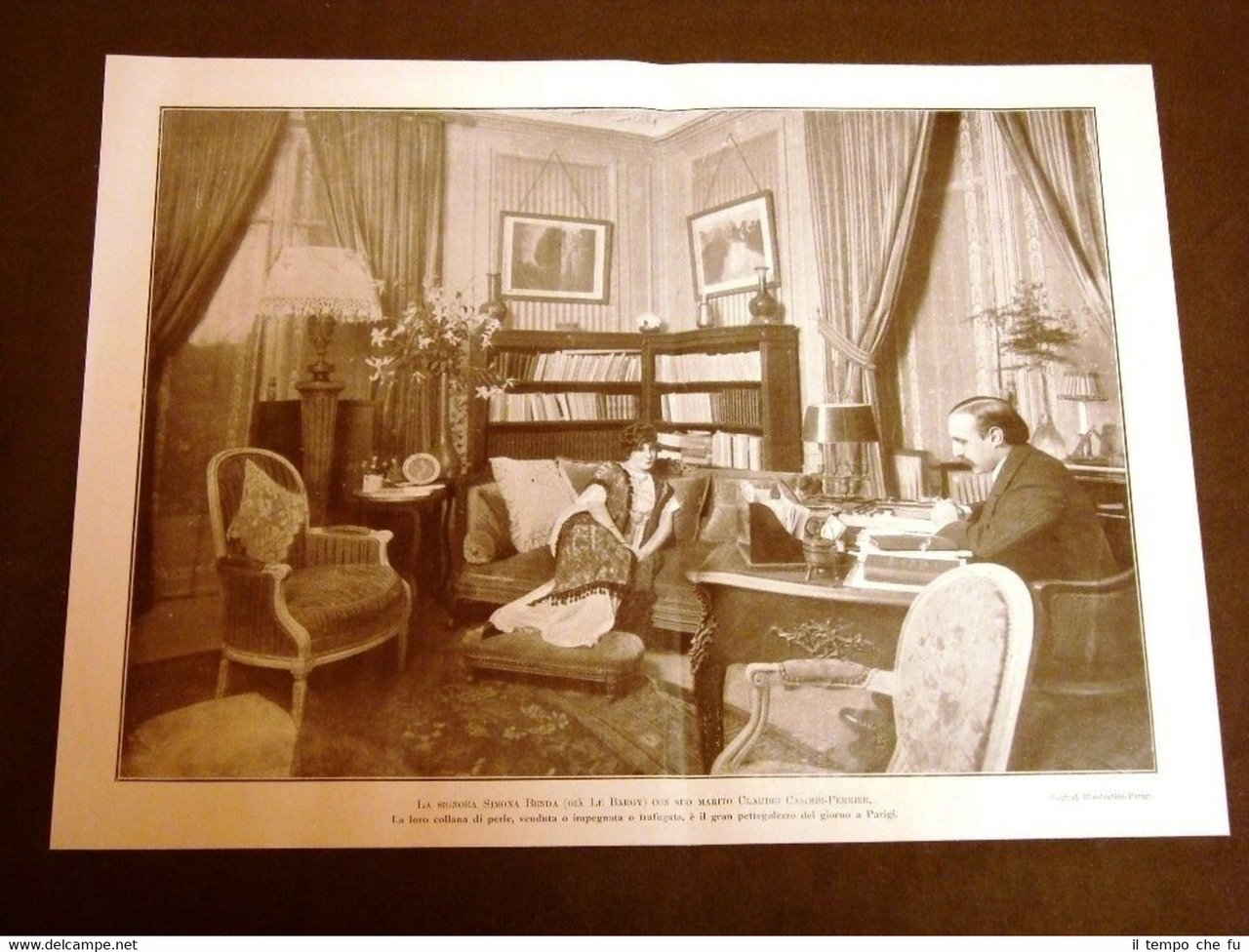 Parigi nel 1911 Simona Bendà, già Le Bargy, ed il … | Immagine principale