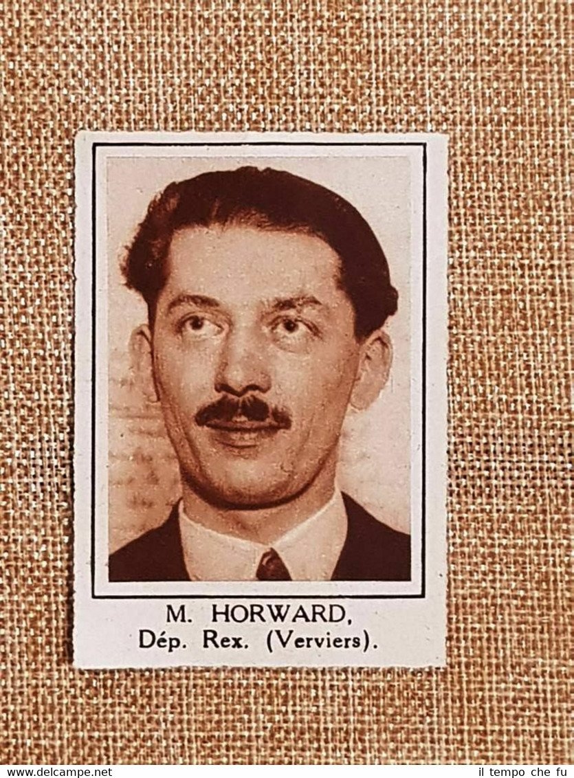 Parlamentare M. Horward Verviers Elezioni del 24 maggio 1936