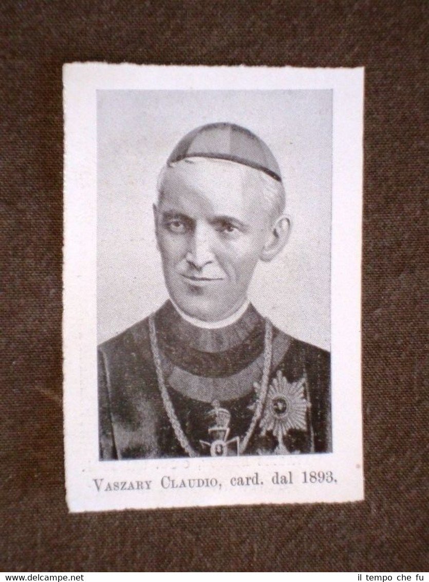 Partecipante Conclave 1903 Papa Pio X Cardinale Kolos Ferenc Vaszary …