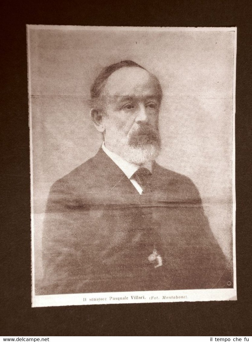 Pasquale Villari nel 1907 Napoli, 3 ottobre 1827 – Firenze, …