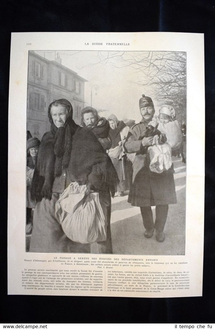 Passage a Genève Grange de Milejgany WW1 Guerra 1914 - … | Immagine principale