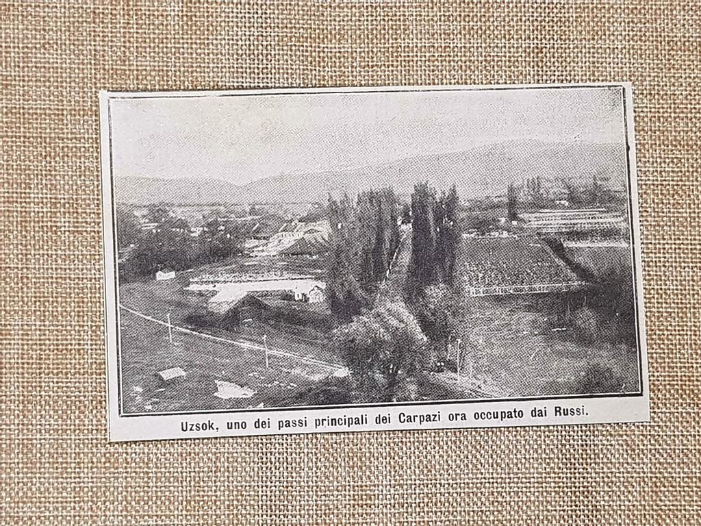 Passo di Uzsok nei Carpazi nel 1914 Occupato dei Russi …