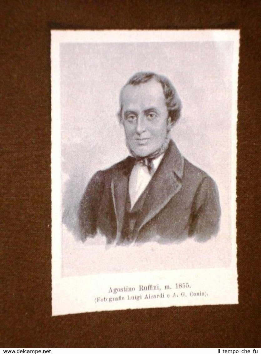 Patriota e Deputato del Piemonte Agostino Ruffini