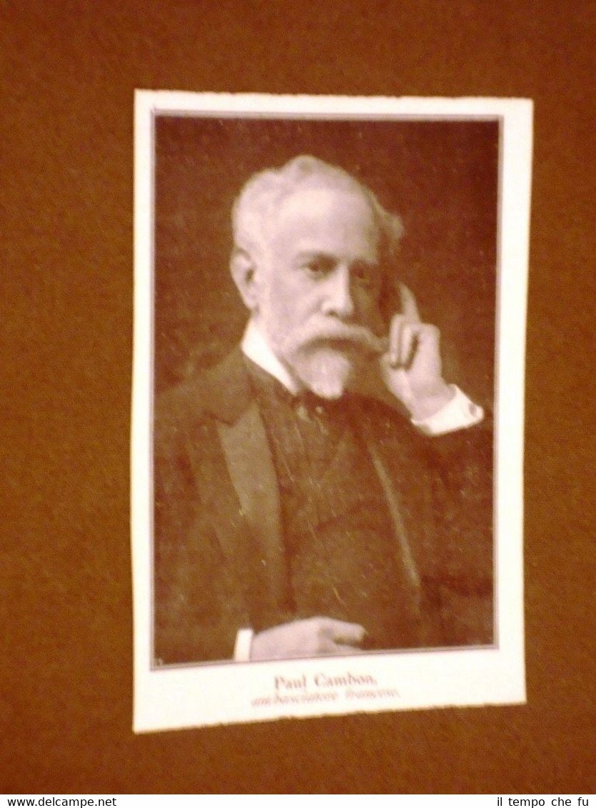 Paul Cambon nel 1912 Ambasciatore di Francia