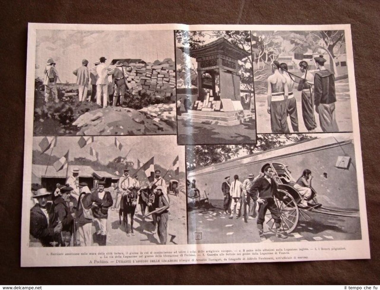 Pechino nel 1900 Assedio delle legazioni Barricate Boxers prigionieri | Immagine principale