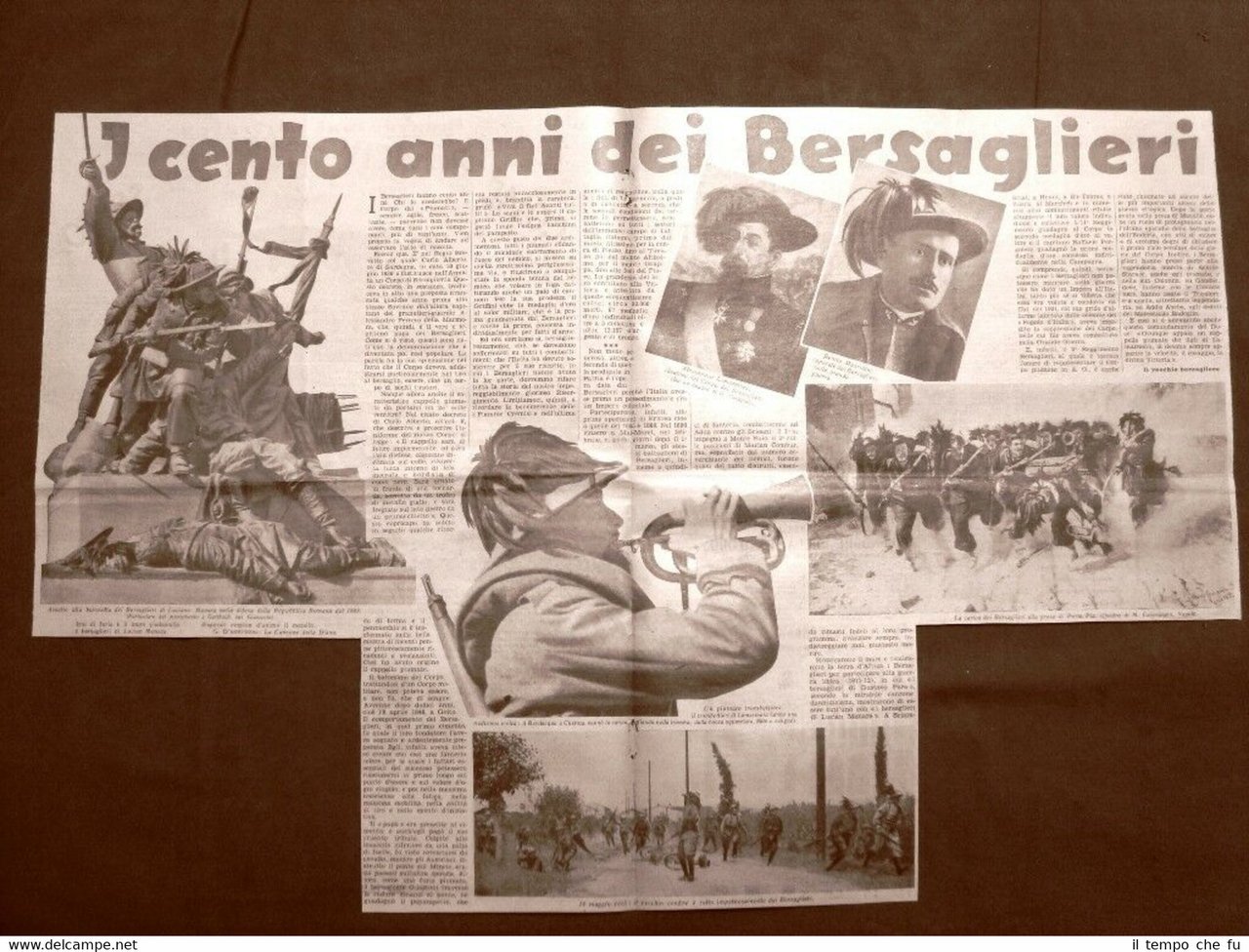 Per i 100 anni dei Bersaglieri nel 1936 Lamarmora Bevilacqua … | Immagine principale