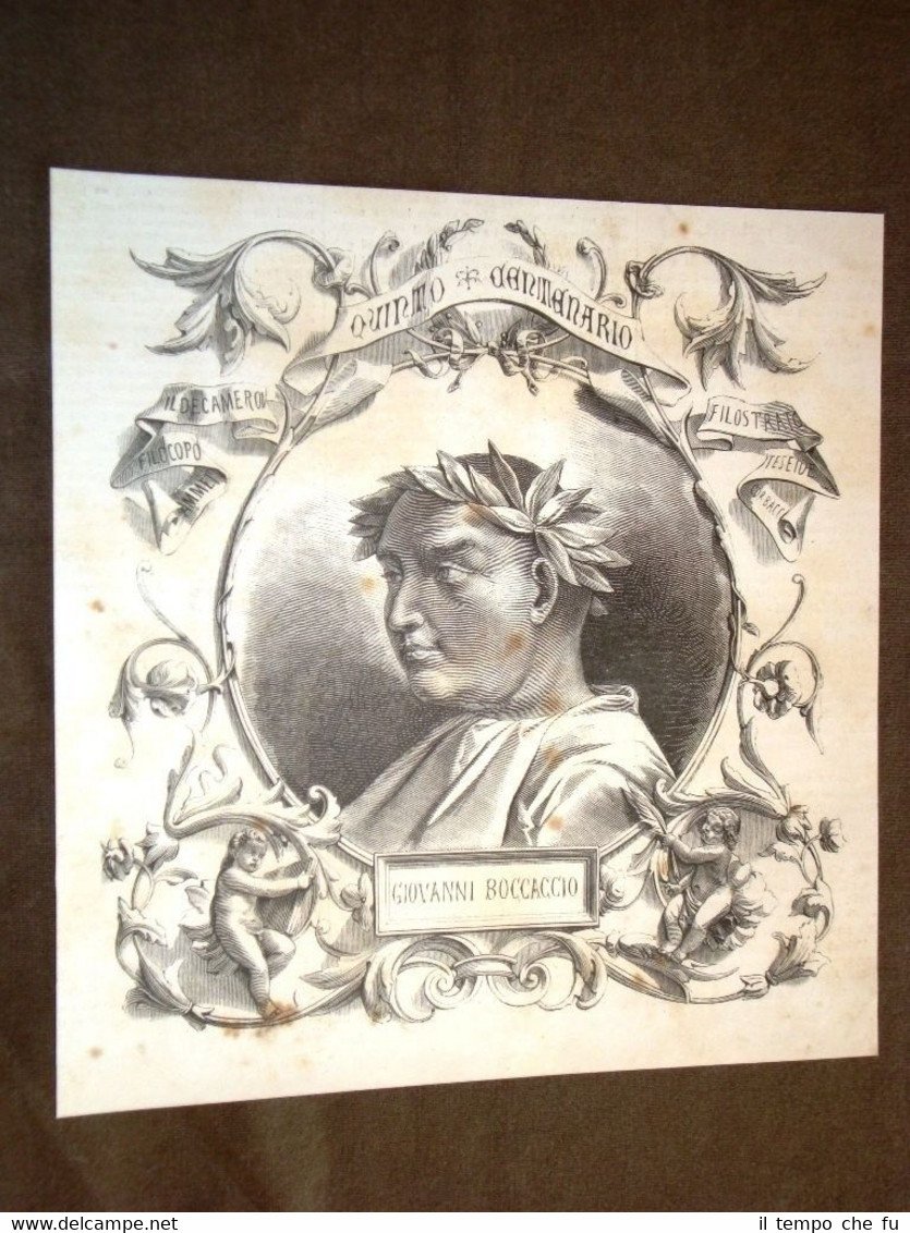 Per il centenario di Giovanni Boccaccio a Certaldo nel 1875 | Immagine principale