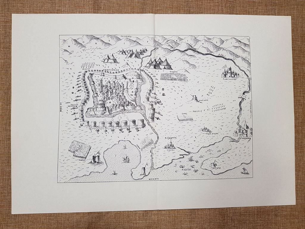Perpignano o Perpignan Città e fortezze del mondo Ballino 1569 …