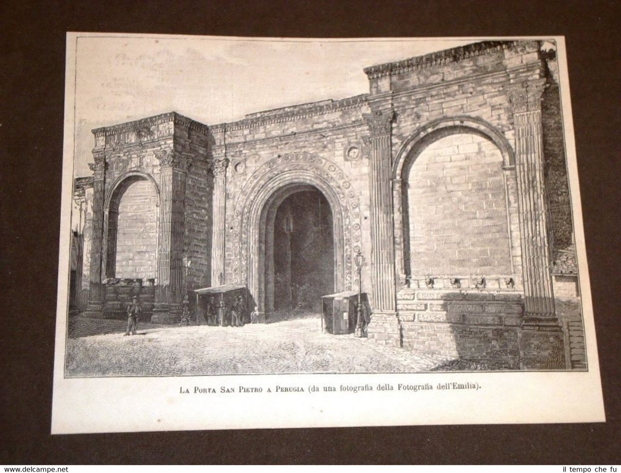 Perugia nel 1886 La Porta San Pietro