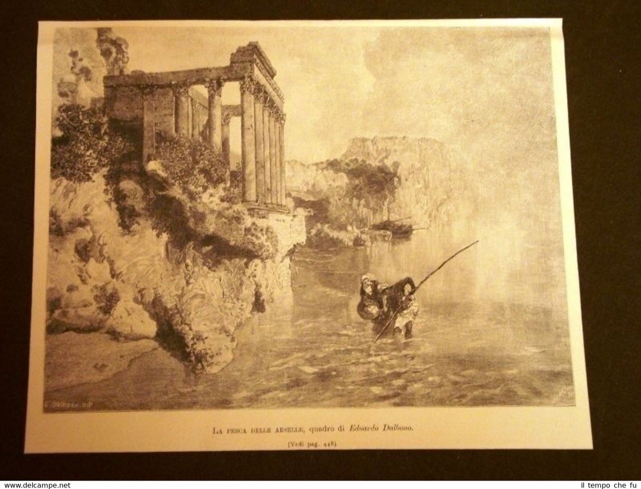 Pesca delle Arselle Quadro di Edoardo Dalbono + Massaua nel …