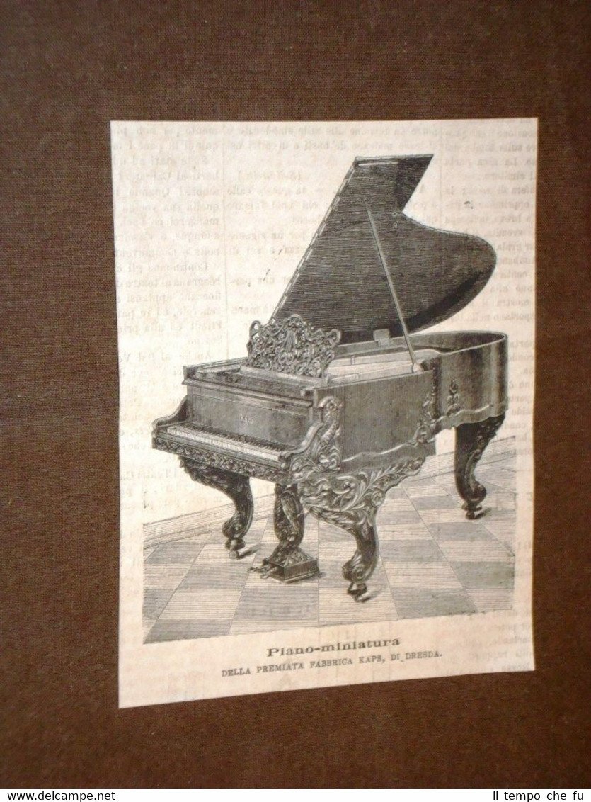 Piano - miniatura Opera della premiata fabbrica Kaps di Dresda … | Immagine principale