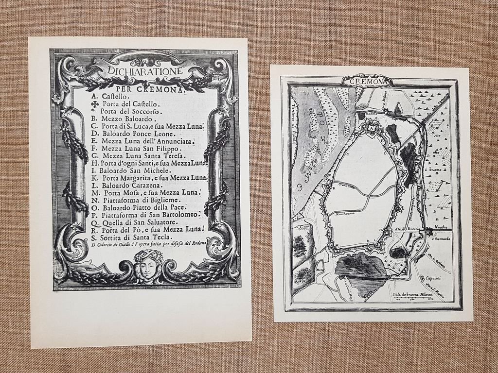 Pianta di Cremona Stato di Milano Battista Sesti Eugenio di … | Immagine principale