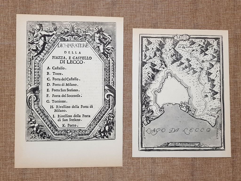 Pianta di Lecco Stato di Milano Battista Sesti Eugenio di … | Immagine principale