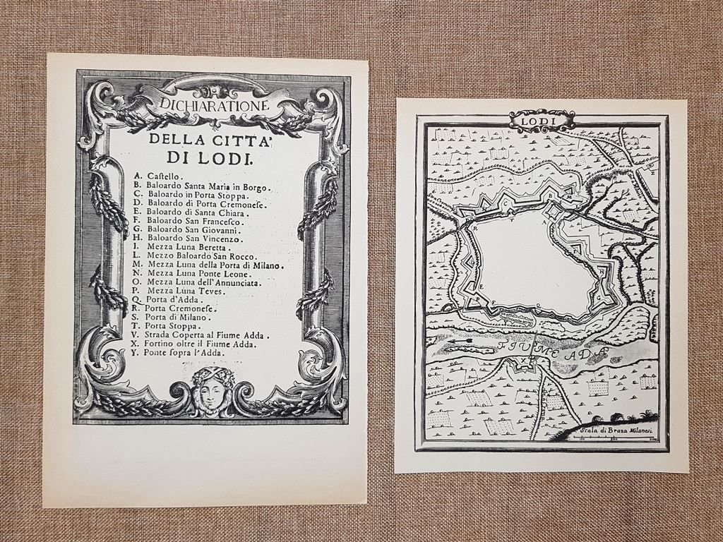 Pianta di Lodi Stato di Milano Battista Sesti Eugenio di … | Immagine principale