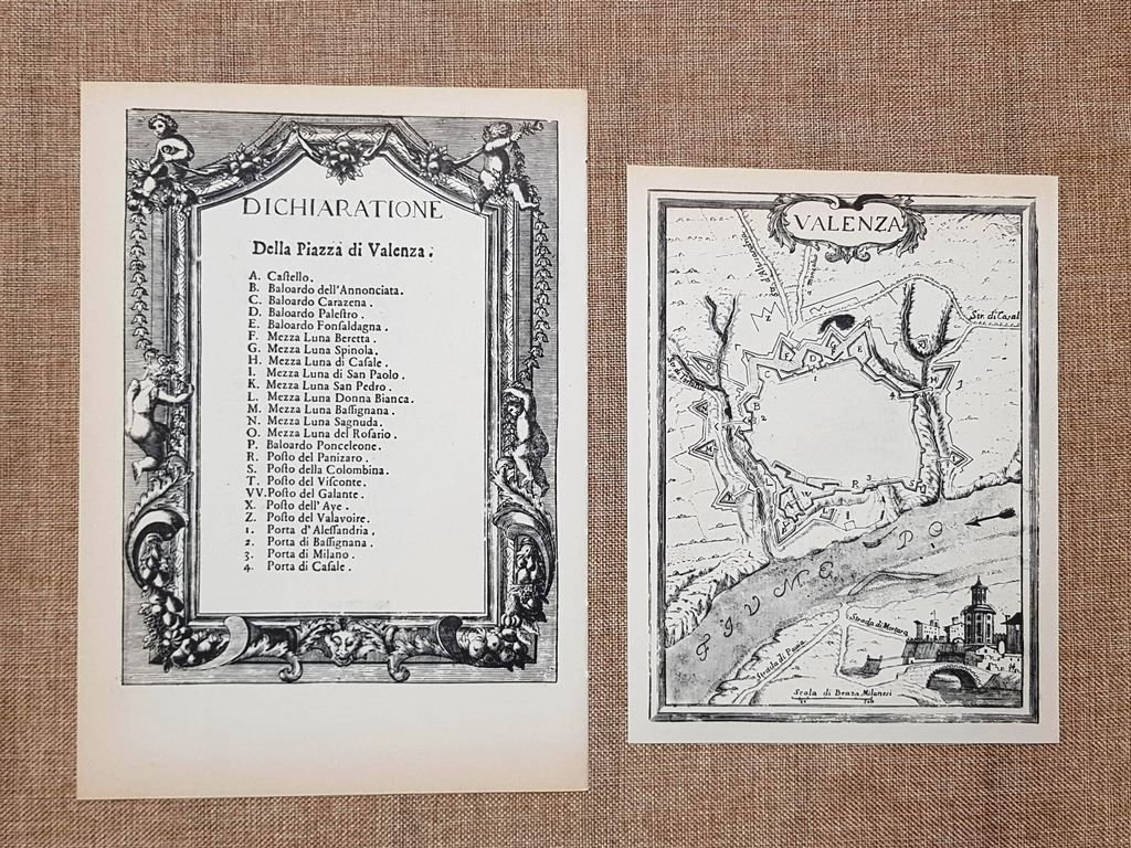 Pianta di Valenza Stato di Milano Battista Sesti Eugenio di … | Immagine principale