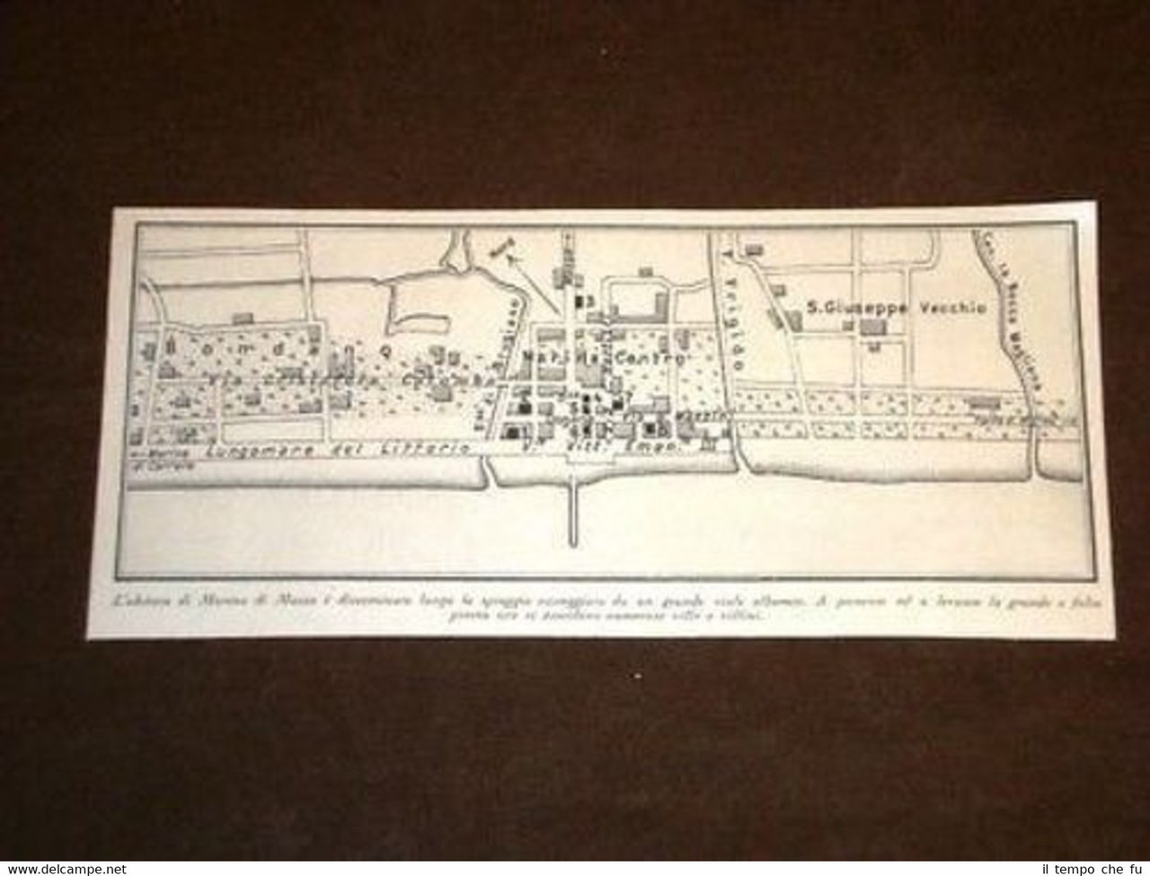 Piantina di Marina di Massa