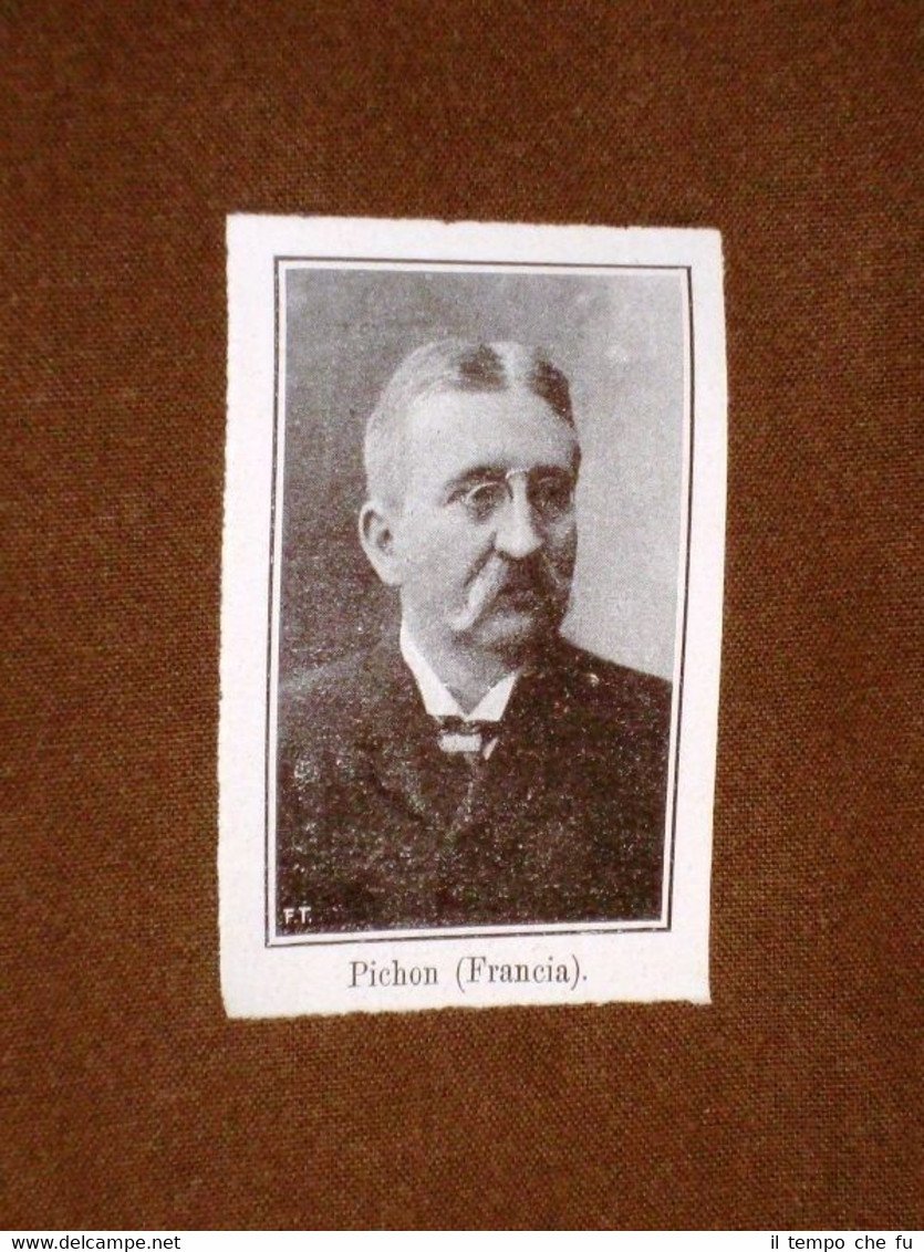 Pichon Ministro in Francia nel 1908