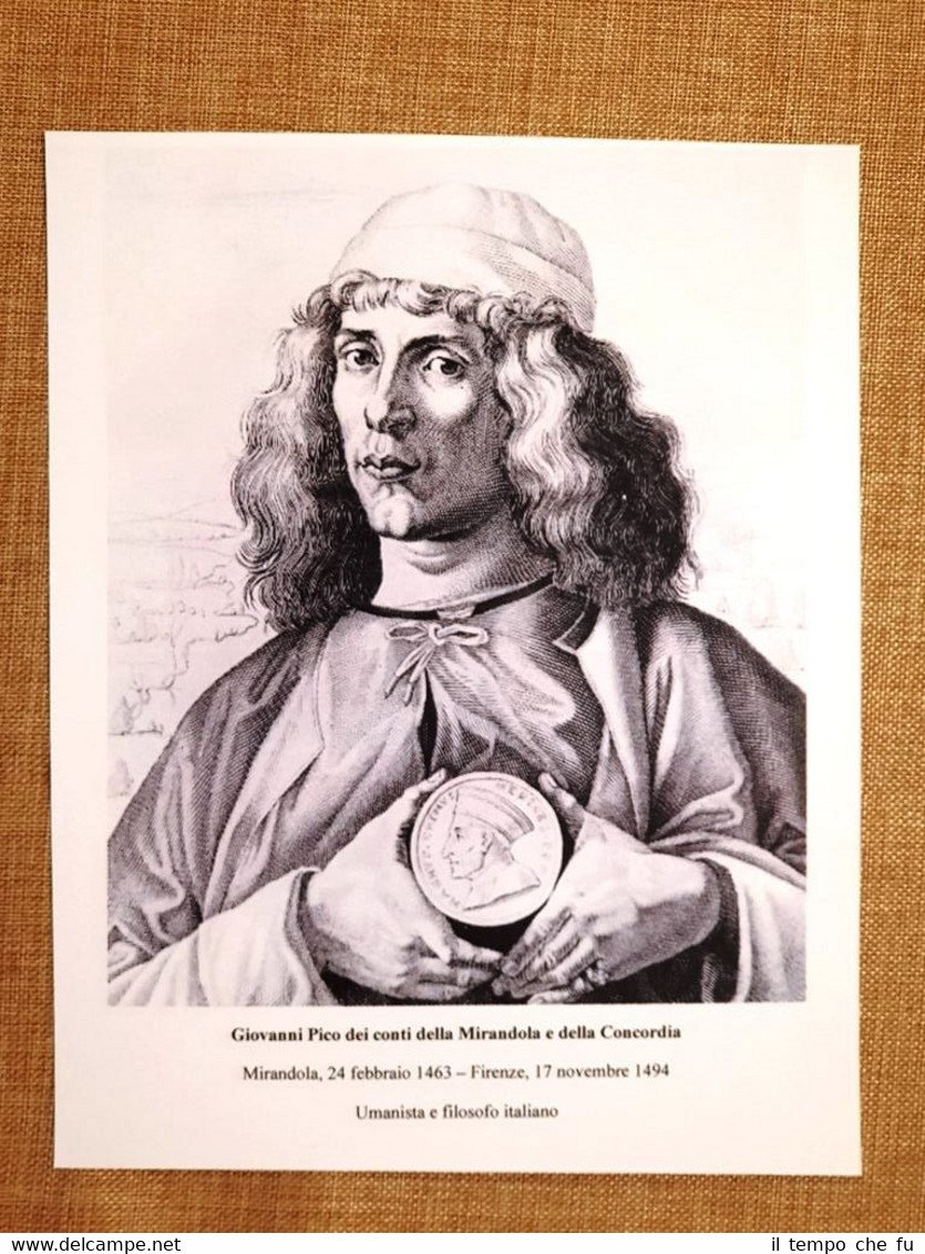 Pico della Mirandola 24 febbraio 1463 – 17 novembre 1494 …