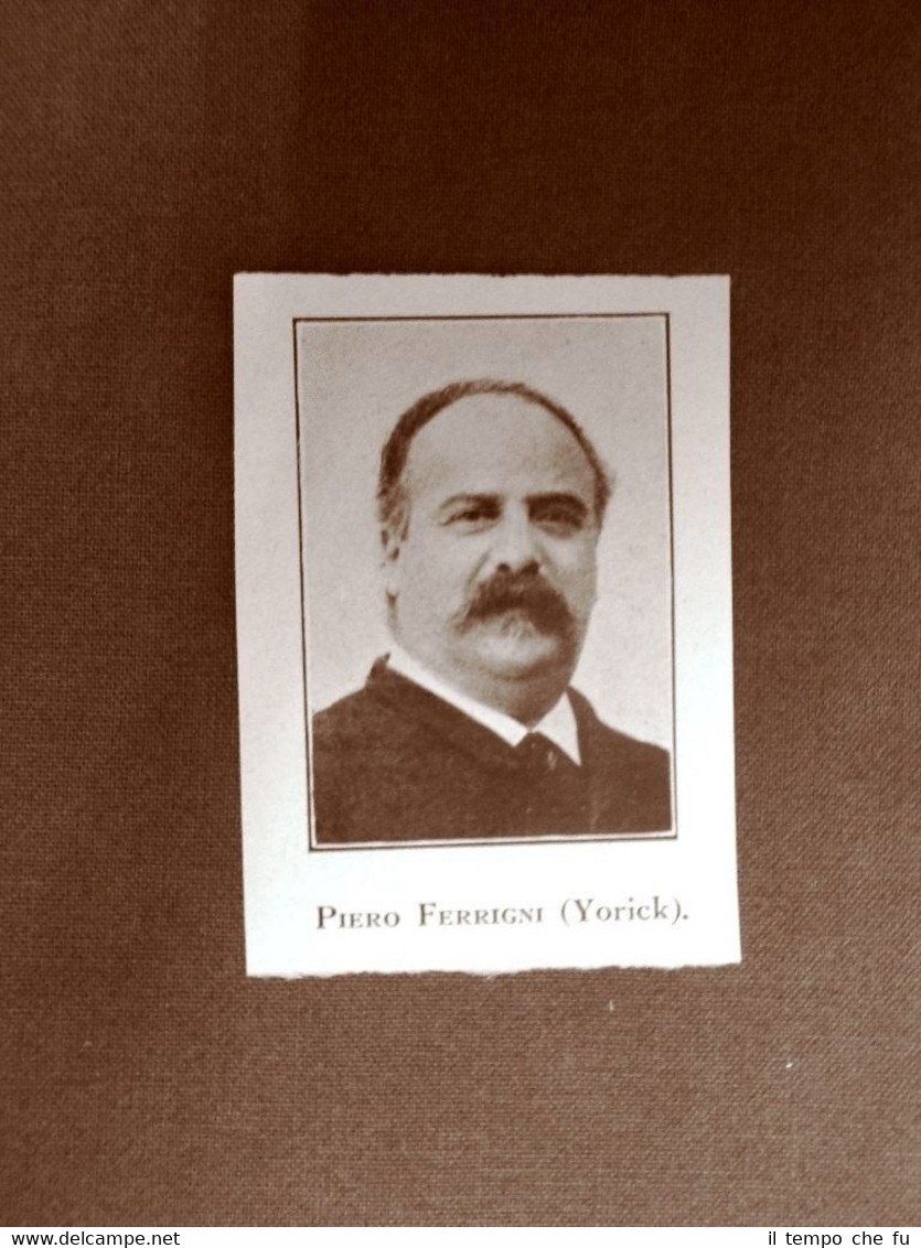 Piero Ferrigni o Yorick Giornalista Collaboratore dell'Illustrazione Italiana | Immagine principale