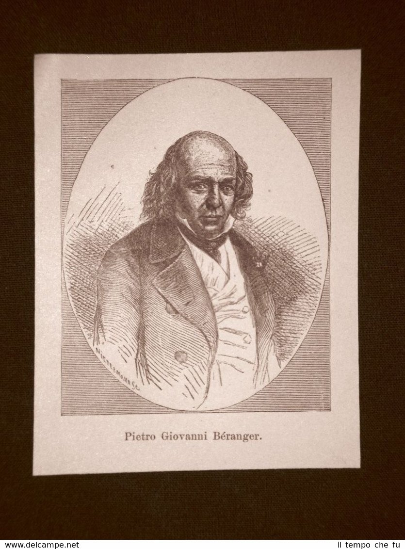 Pierre-Jean de Béranger Parigi, 19 agosto 1780 – Parigi, 16 …