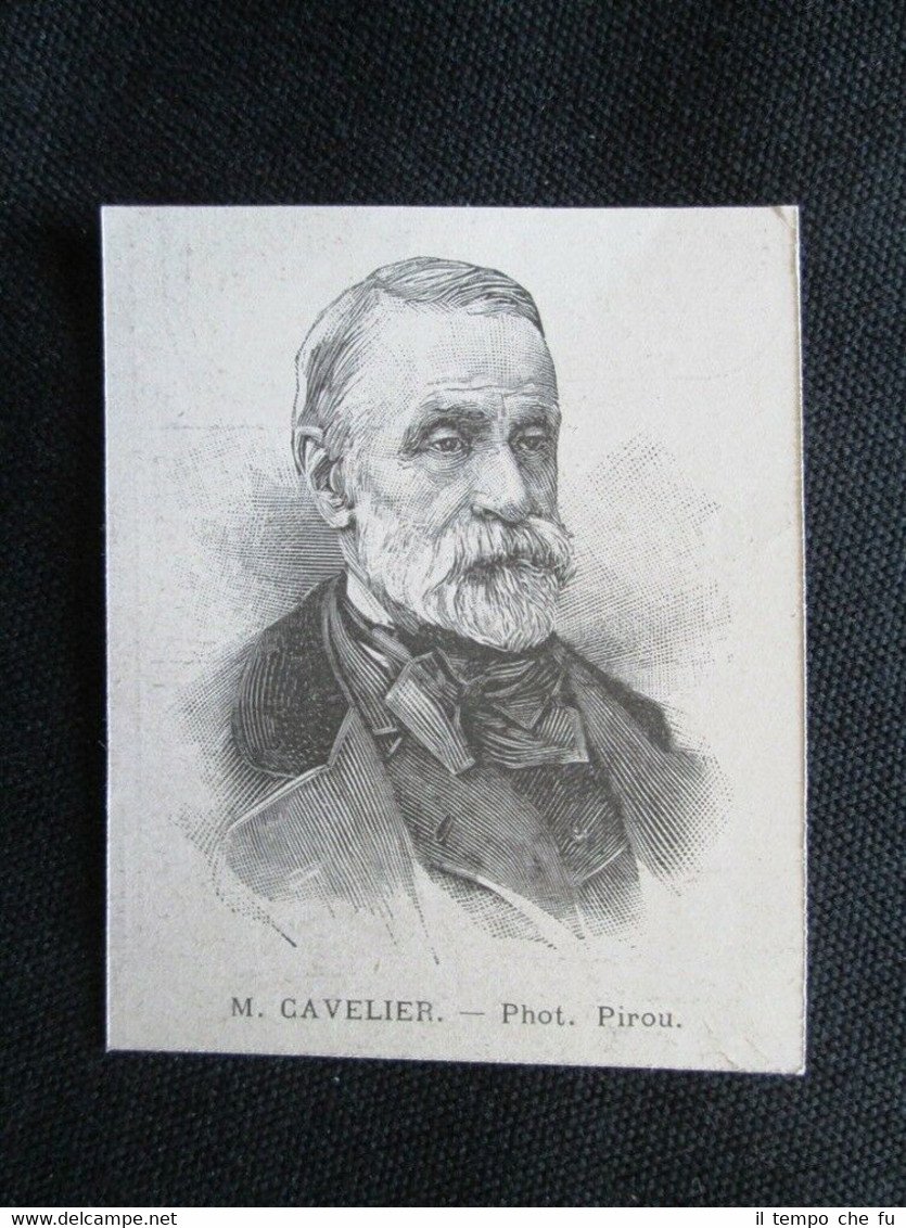 Pierre-Jules Cavelier, morto il 28 gennaio 1894 a Parigi Incisione …