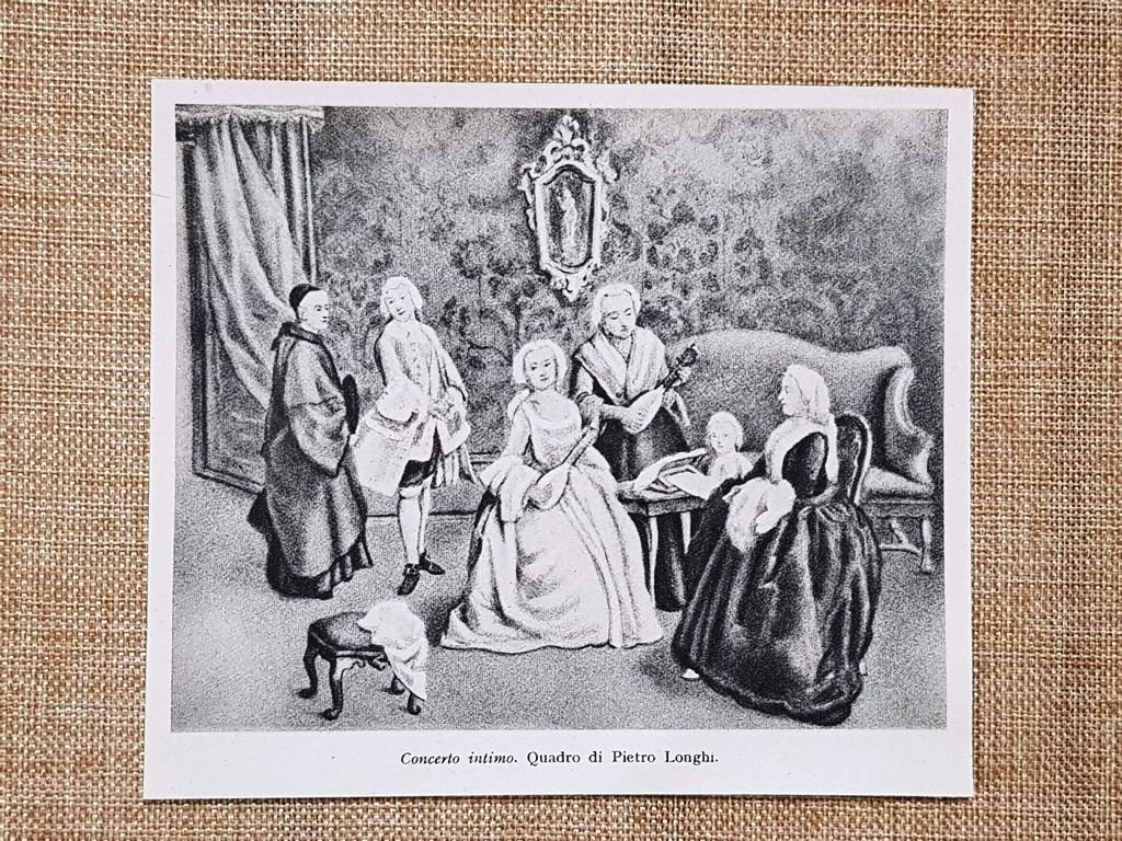 Pietro Longhi Il Concertino Venezia XVIII Sec. Pinacoteca Brera Stampa …