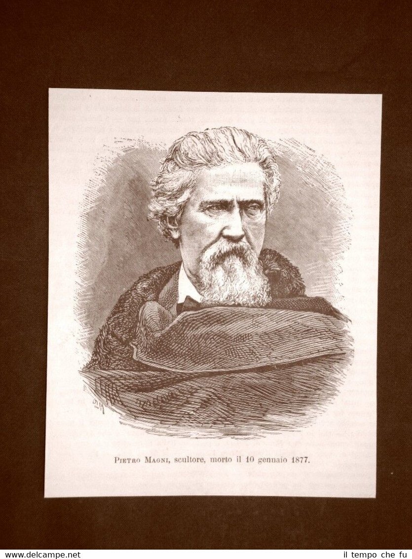 Pietro Magni Milano, 21 ottobre 1816 – 9 gennaio 1877 …