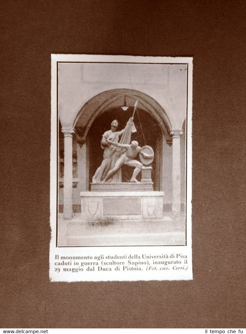 Pisa 29 maggio 1924 Monumento a Studenti Università caduti in … | Immagine principale