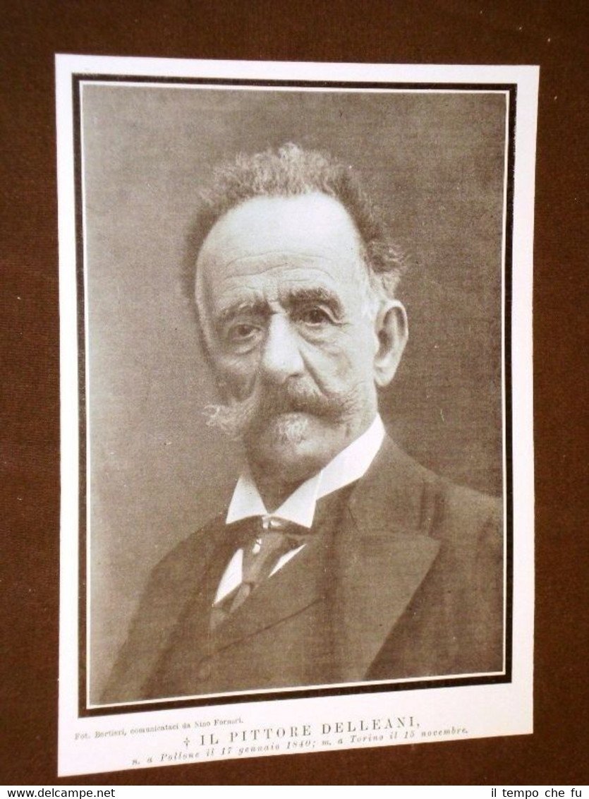 Pittore Lorenzo Delleani di Pollone Nato nel 1840 e morto … | Immagine principale