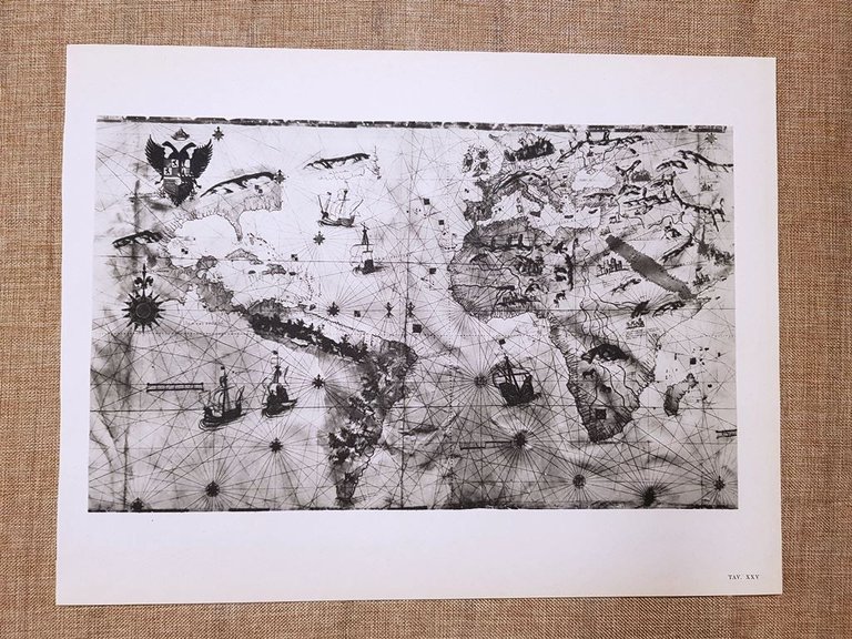 Planisfero di Giovanni Vespucci Tavola del 1950 Amerigo Vespucci