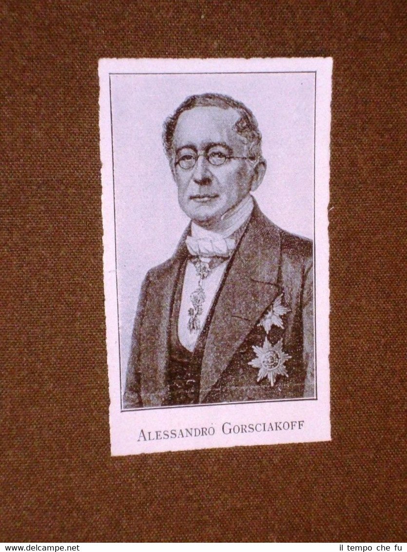 Politico di Russia Aleksandr Michajlovi? Gor?akov