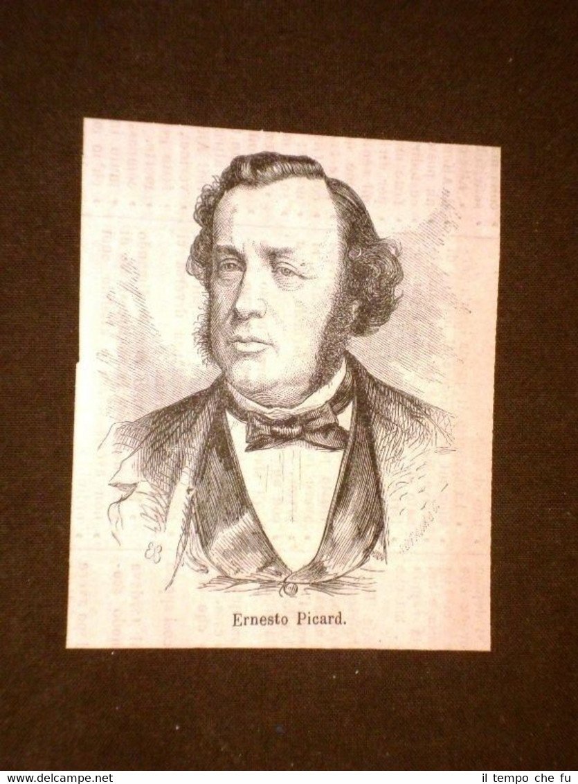 Politico Louis Joseph Ernest Picard di Parigi