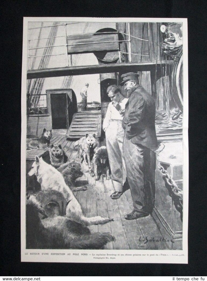 Polo Nord: Capitano Sverdrup e i suoi cani sul ponte …