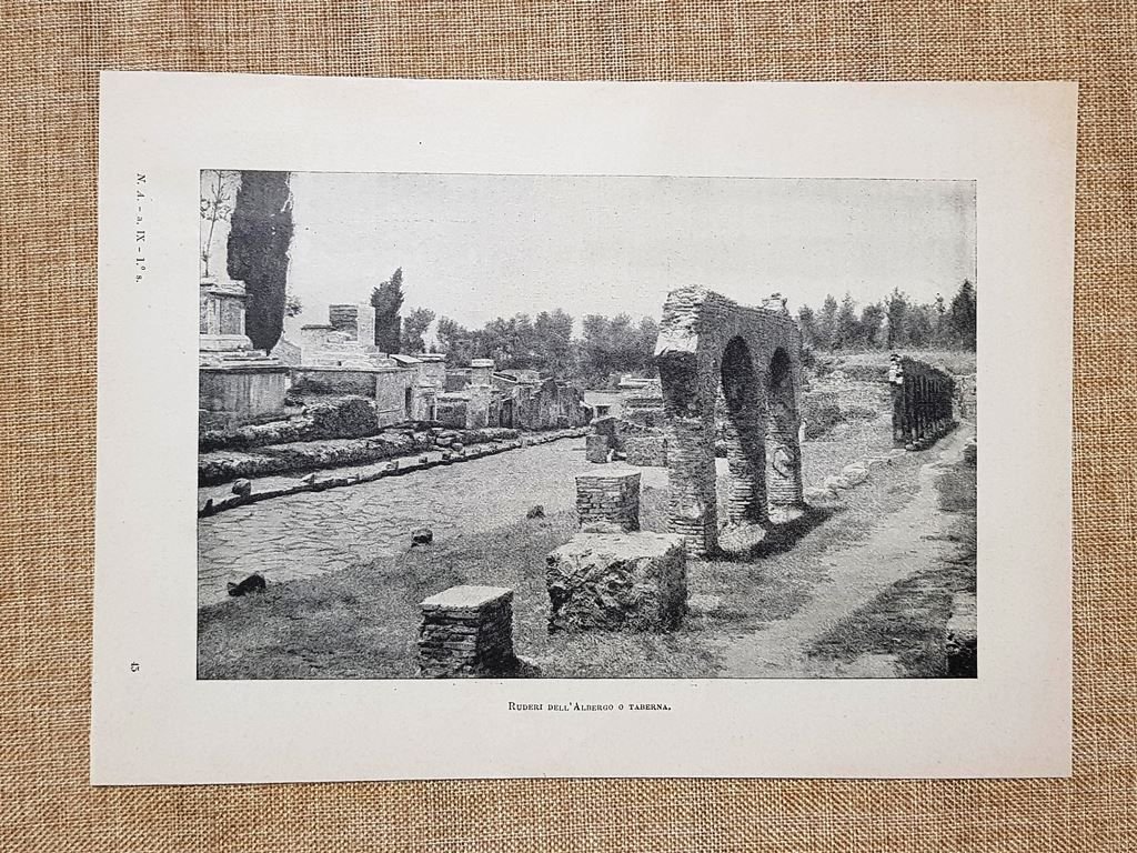 Pompei Ruderi albergo o taberna Anno 1899 Campania | Immagine principale