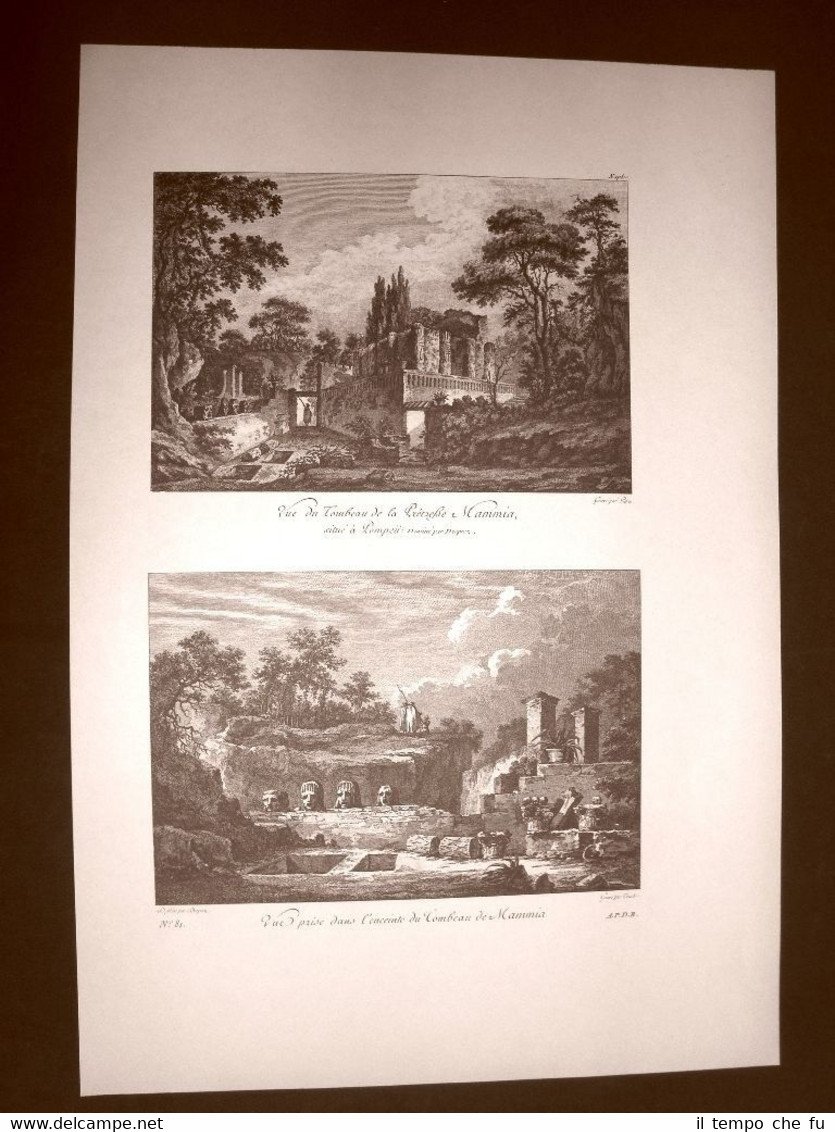 Pompei Vedute della tomba di Mamia Voyage Pittoresque di Saint …