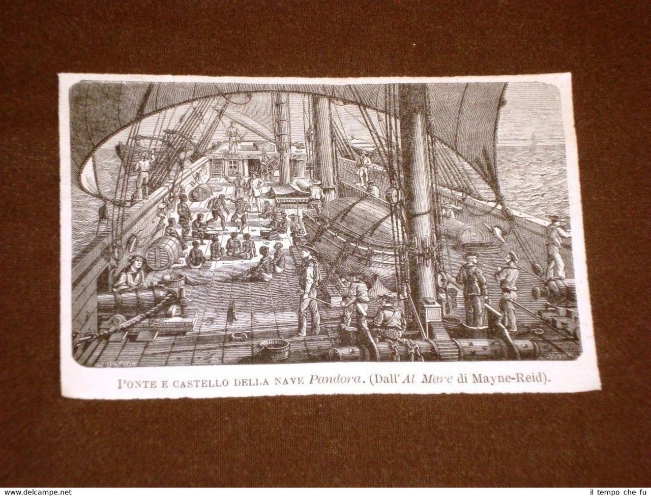 Ponte e castello della nave Pandora Illustrazione del Mare di … | Immagine principale