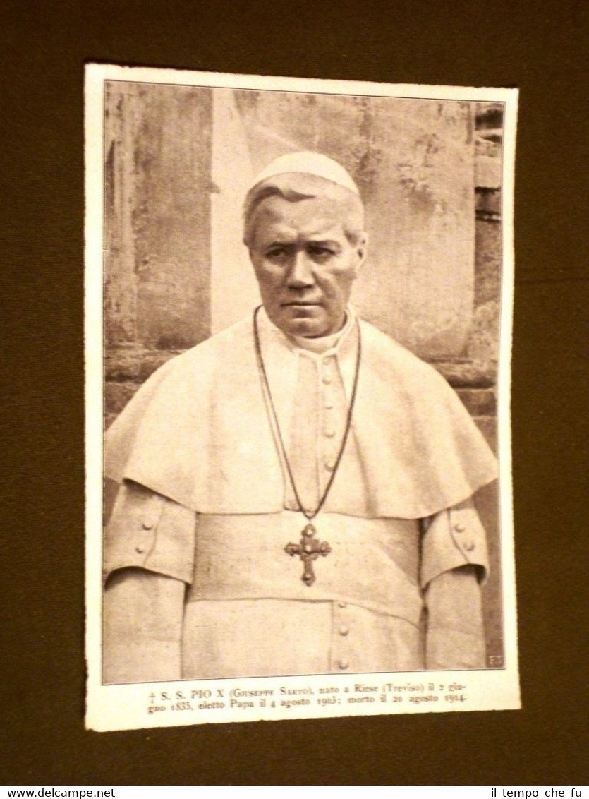 Pontefice o Papa Pio X Giuseppe Melchiorre Sarto Riese, 1835 … | Immagine principale