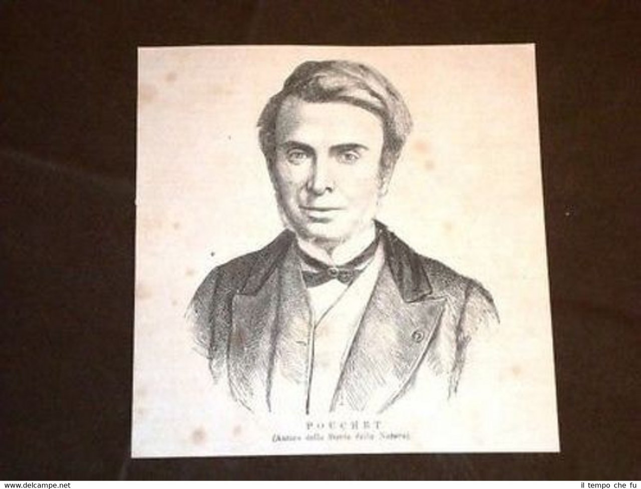 Pouchet Autore della Storia della Natura