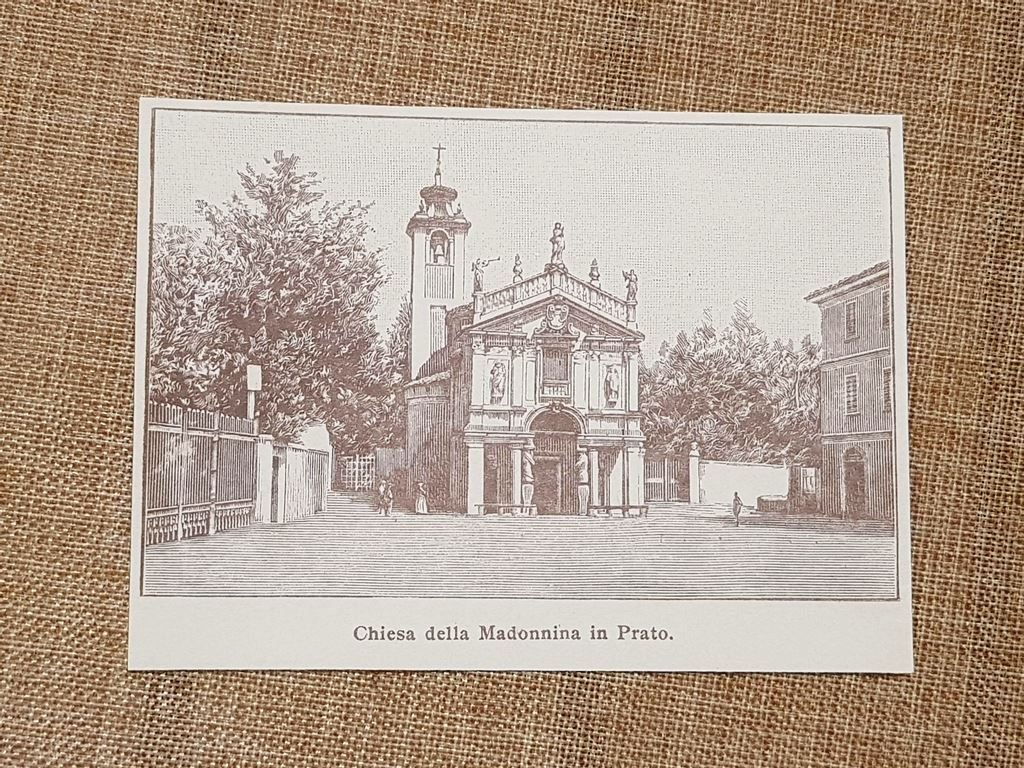 Prato nell'800 Chiesa della Madonnina Toscana