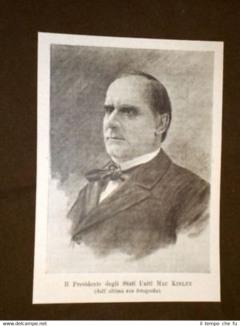 Presidente degli Stati Uniti d'America William McKinley di Niles