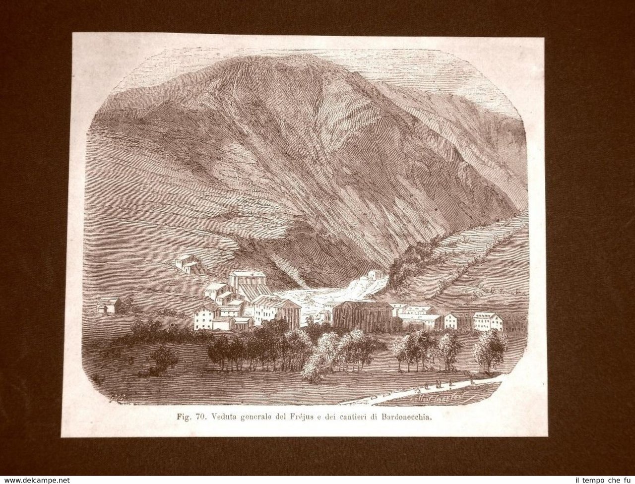 Presso il Fréjus nel 1875 I cantieri di Bardonecchia per …