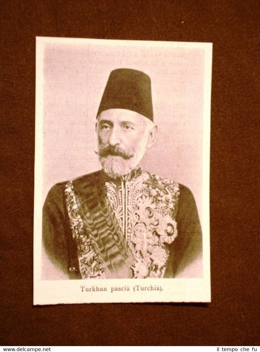 Prima conferenza dell'Aia del 1899 Delegato Convenzione Turchia Turkhan Pascià