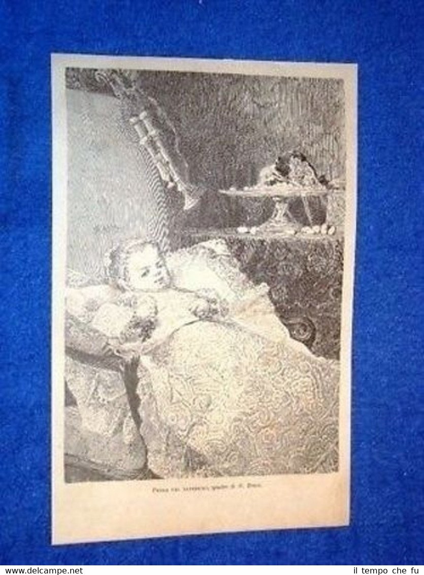 Prima del Battesimo Quadro di G. Brion