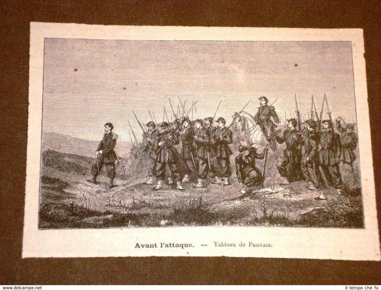 Prima dell'attacco Quadro di Protais del 1887