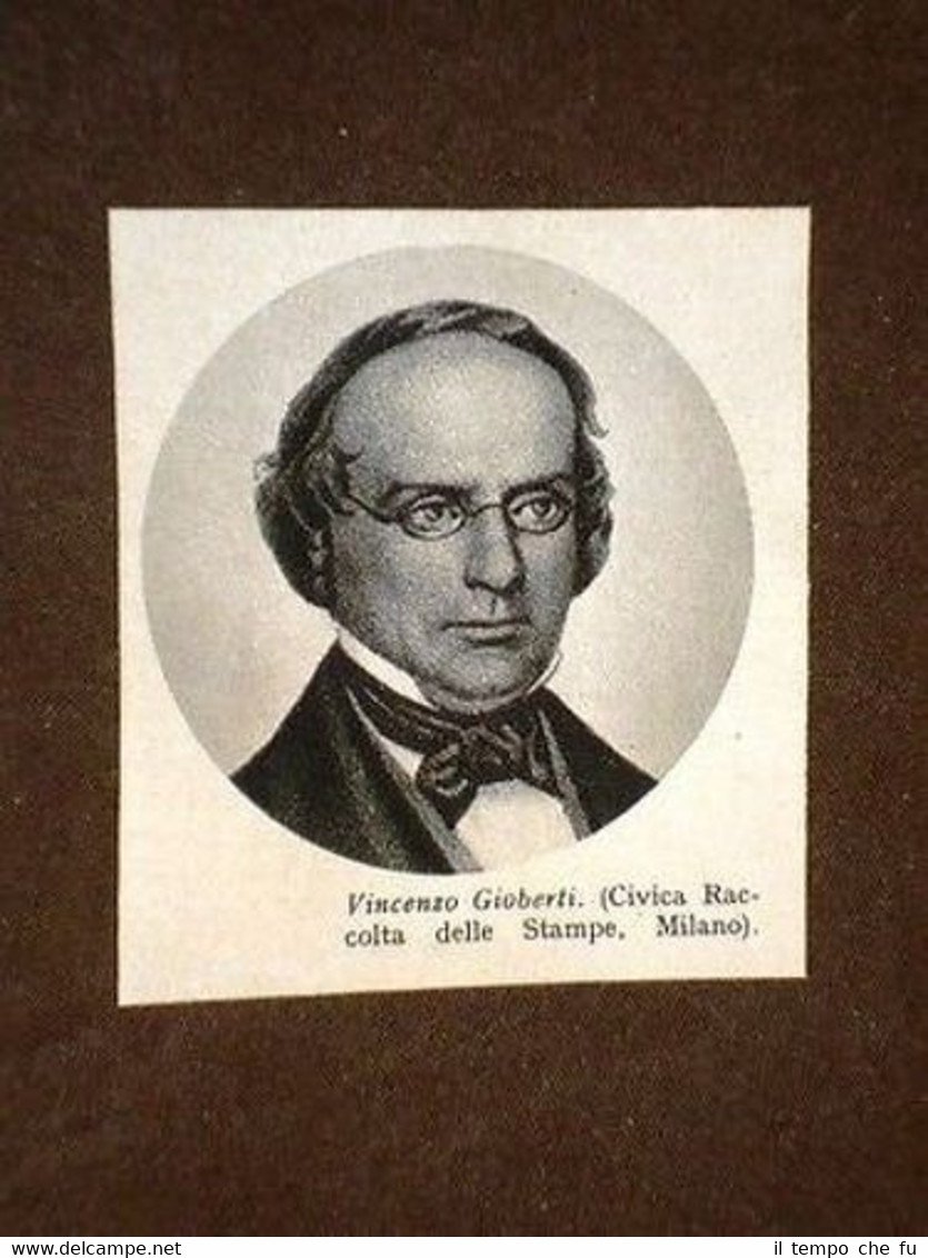 Primo Presidente Camera Deputati Regno di Sardegna Vincenzo Gioberti di …