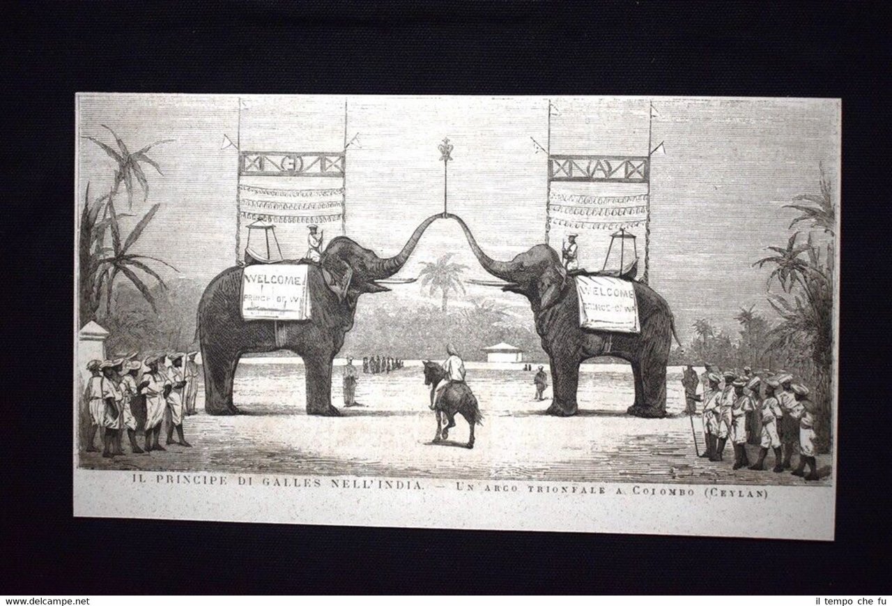 Principe di Galles Albert Edward nell'India - Arco a Colombo … | Immagine principale